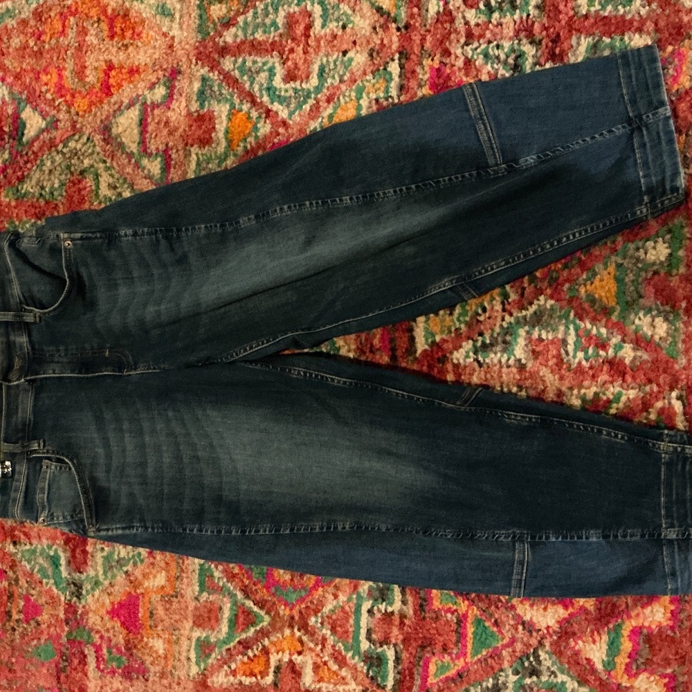 Ruti Petite Ultimate Barrel Leg Jeans 2.0  (Indigo - 4P)